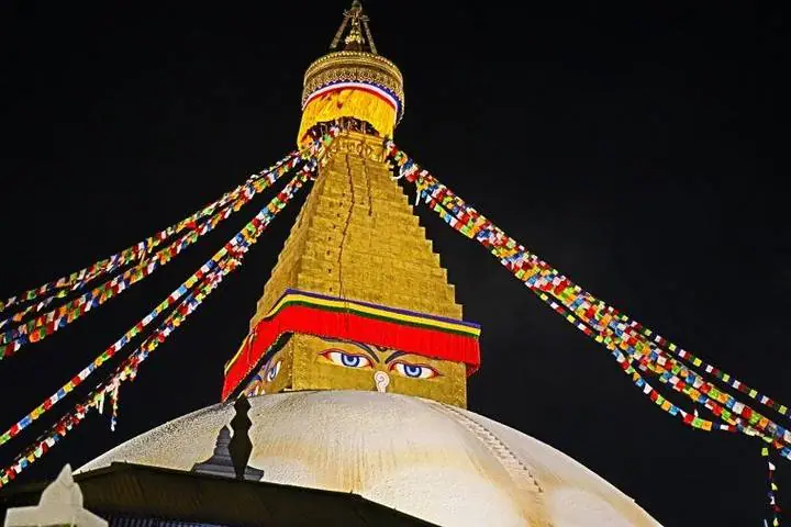 La Stupa de Boudhanath es uno de los lugares patrimonio de la UNESCO que la expedición INFINITY visitará en Katmandú.