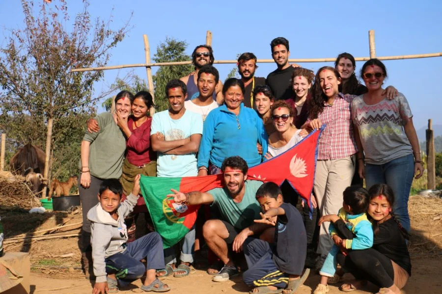 El corazón de Portugal en Nepal